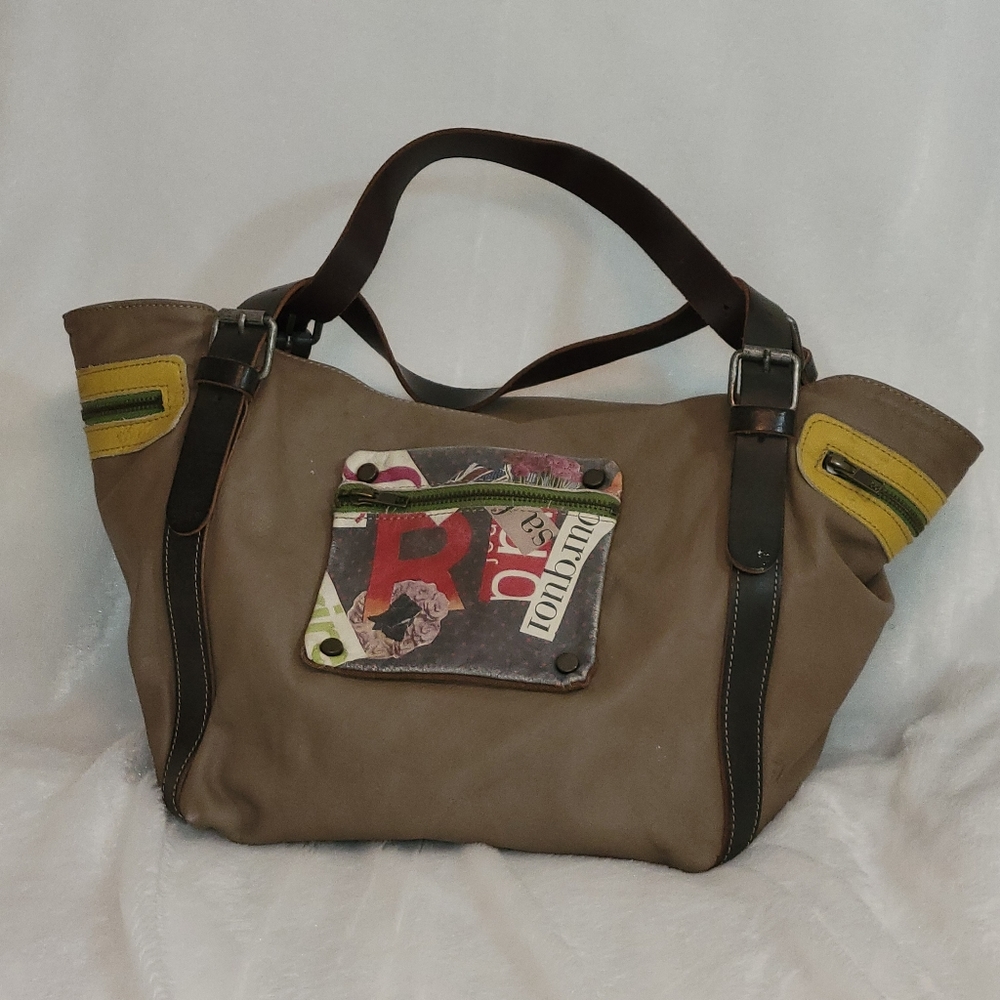 French Designer Catherine Parra Leather Bag